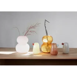 Lasi vaas amber - L300215