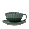 Latina kopjes en schotels groen set van 6 stuks - 82061908
