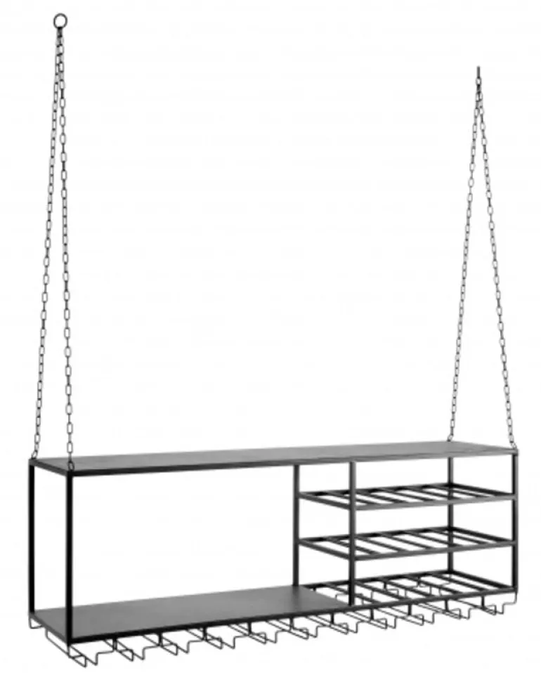 Loft rek - zwart