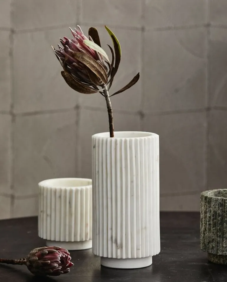 Loon bloempot wit ø13cm - 4229