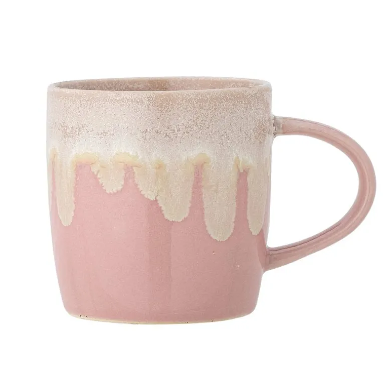 Louisa mokken roze set van 6 stuks - 82060551