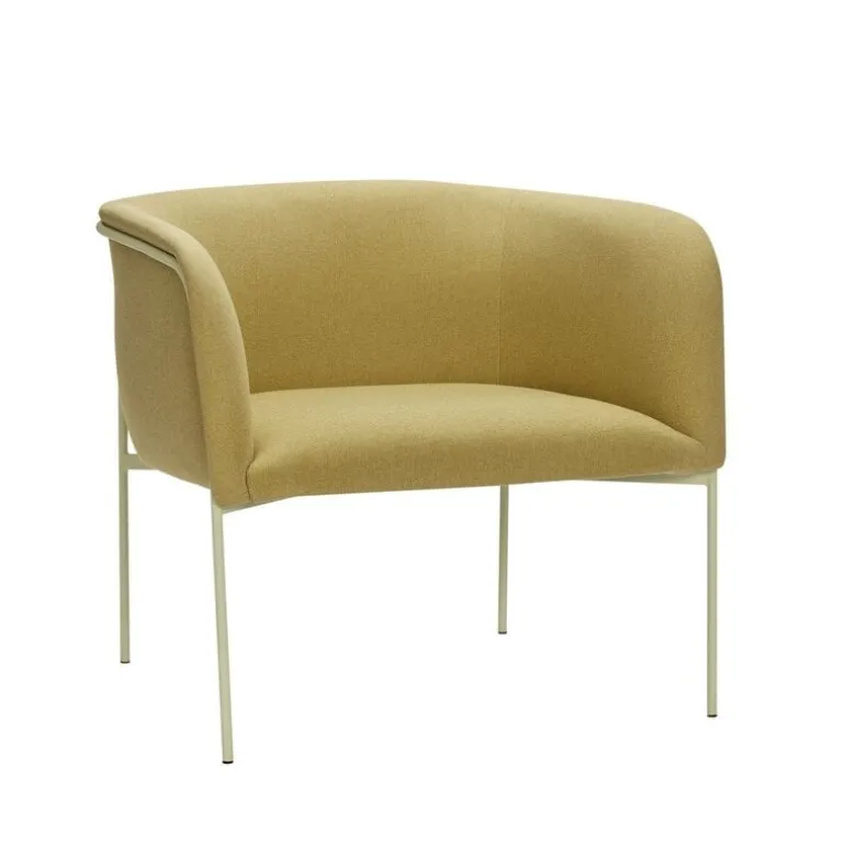 Loungestoel - geel/lichtgroen