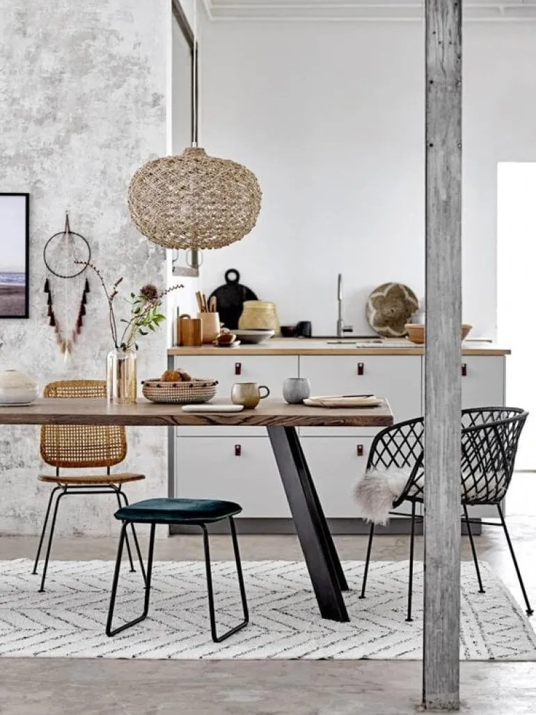 Loungestoel zwart rotan
