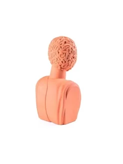 Magna graecia terracotta bust man object - 11512
