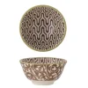 Maple schaaltjes bruin set van 6 stuks - 82057701