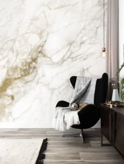 Marble goud behang MW-060- 400x280cm