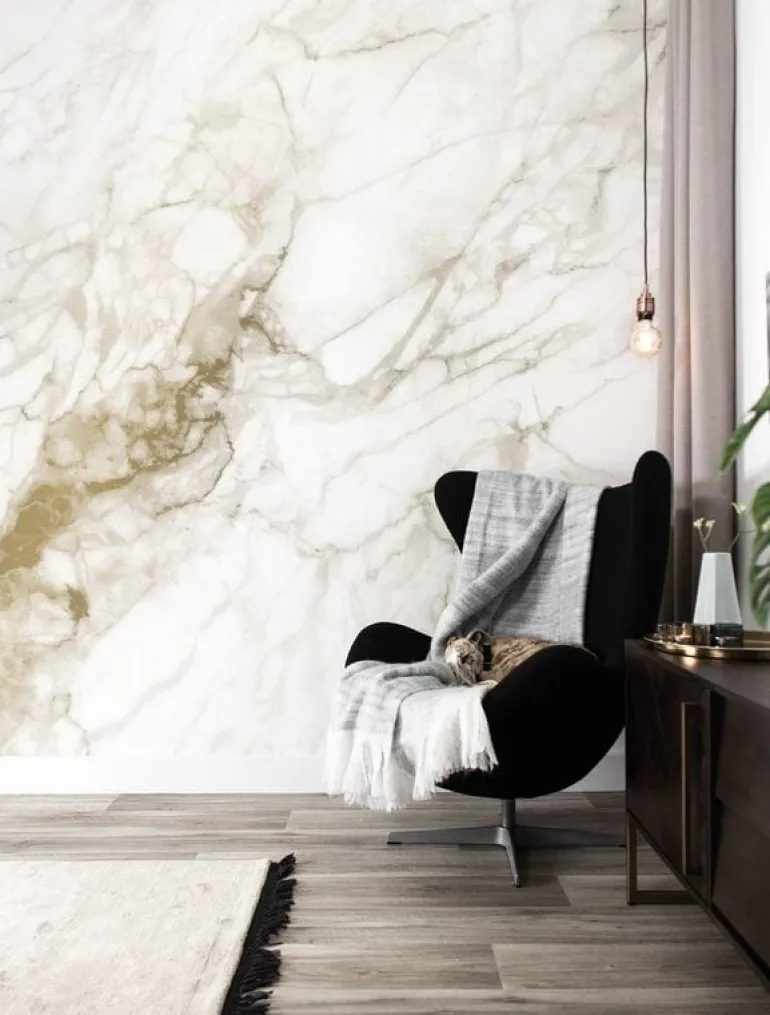 Marble goud behang MW-060- 400x280cm