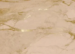 Marmer behang FU-067 - 292,2x280cm goud/nude