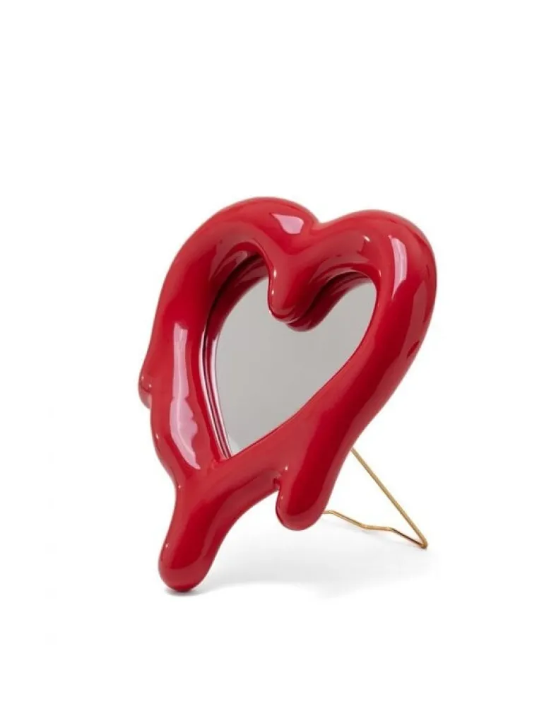 Melted heart fotolijst/spiegel rood - 10058
