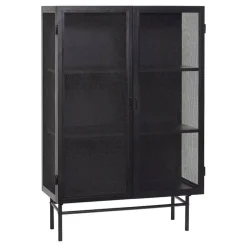 Metalen kast zwart