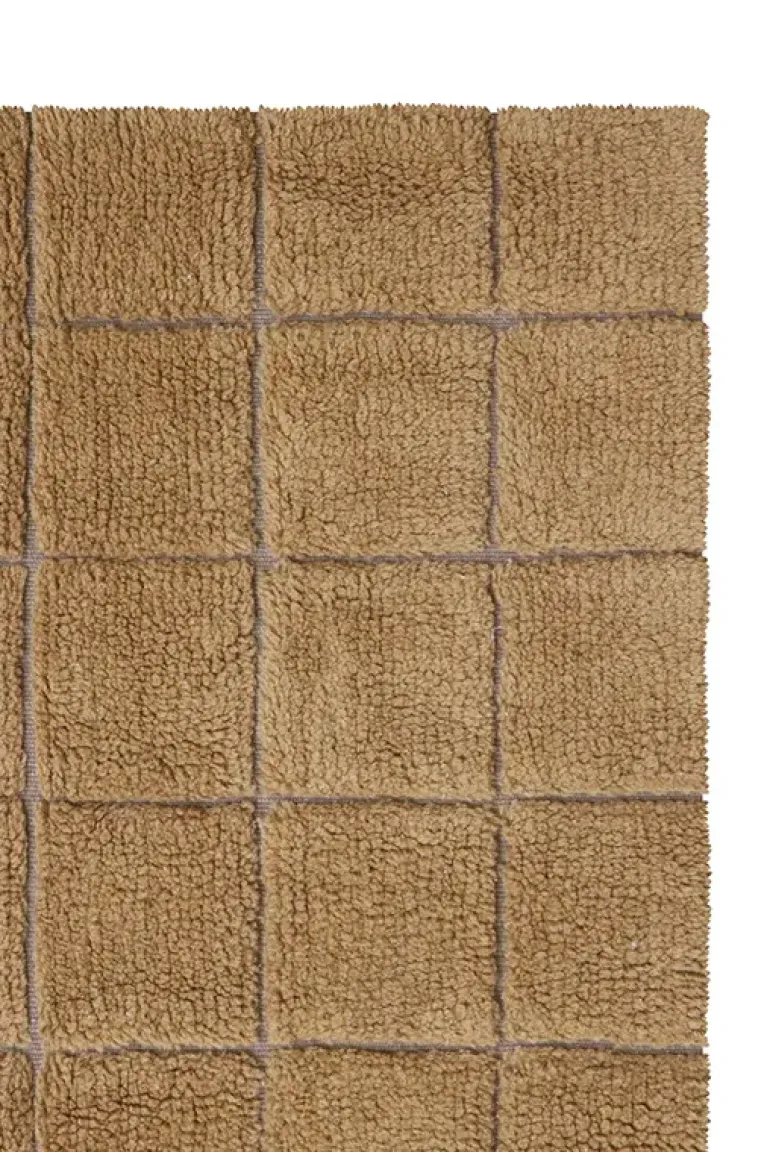 Mosaic vloerkleed wol ochre 170x240cm