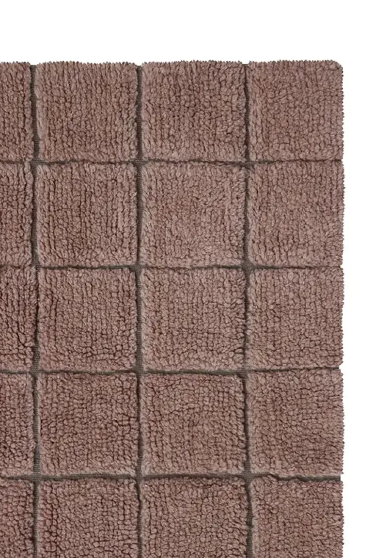 Mosaic vloerkleed wol quartz 80x230cm