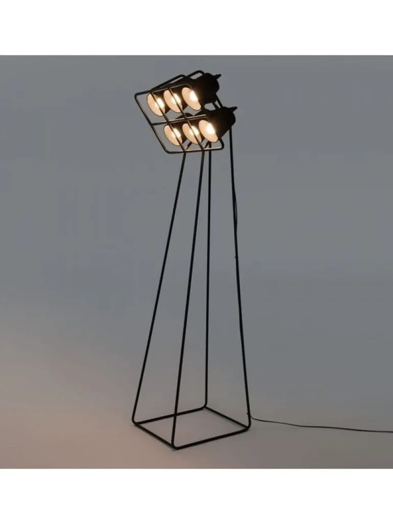 Multi vloerlamp zwart - 01485