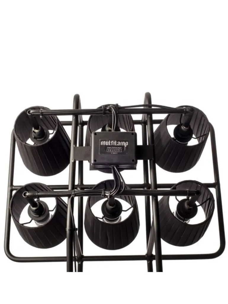Multi vloerlamp zwart - 01485