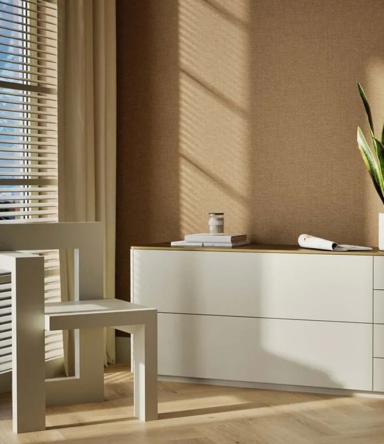 Naturel chique behang linnen look San Diego - SW-004