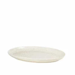Nordic Vanilla ovale borden - set van 4 stuks