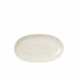 Nordic Vanilla ovale borden large - set van 8 stuks