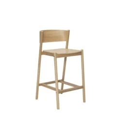 Oblique barstoel naturel - 331607