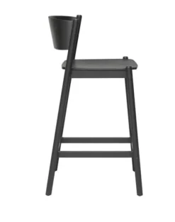 Oblique barstoel zwart - 331608