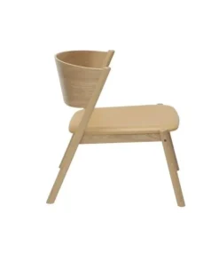 Oblique loungestoel naturel - 331605