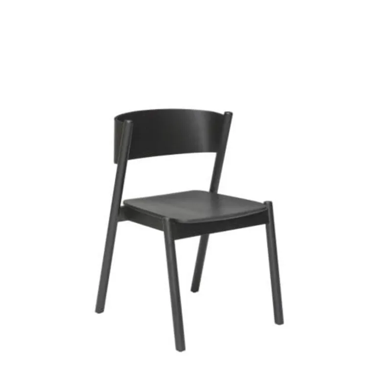 Oblique stoel zwart - 431903