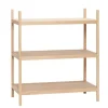 Opbergkast hout met 3 planken