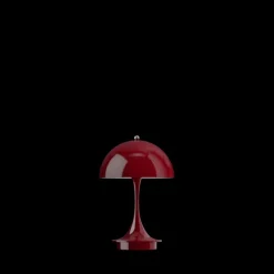 Panthella 160 portable tafellamp opaque burgundy - 5744930169