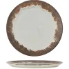 Paula borden Ø26,5cm bruin set van 4 stuks - 82061663