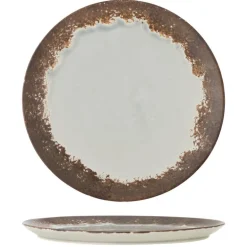 Paula borden Ø26,5cm bruin set van 4 stuks - 82061663