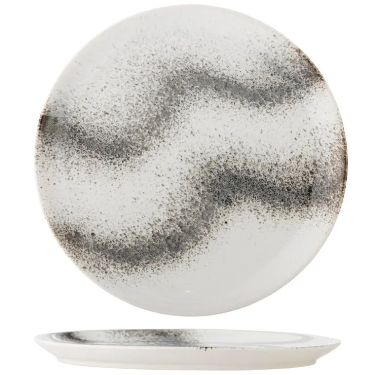 Paula borden Ø26,5cm grijs set van 4 stuks - 82061659