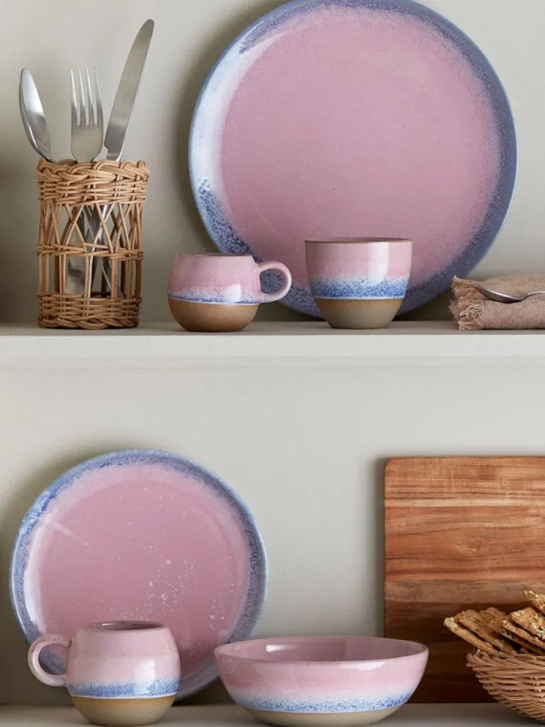 Paula espresso kopjes roze set van 4 stuks - 82061627