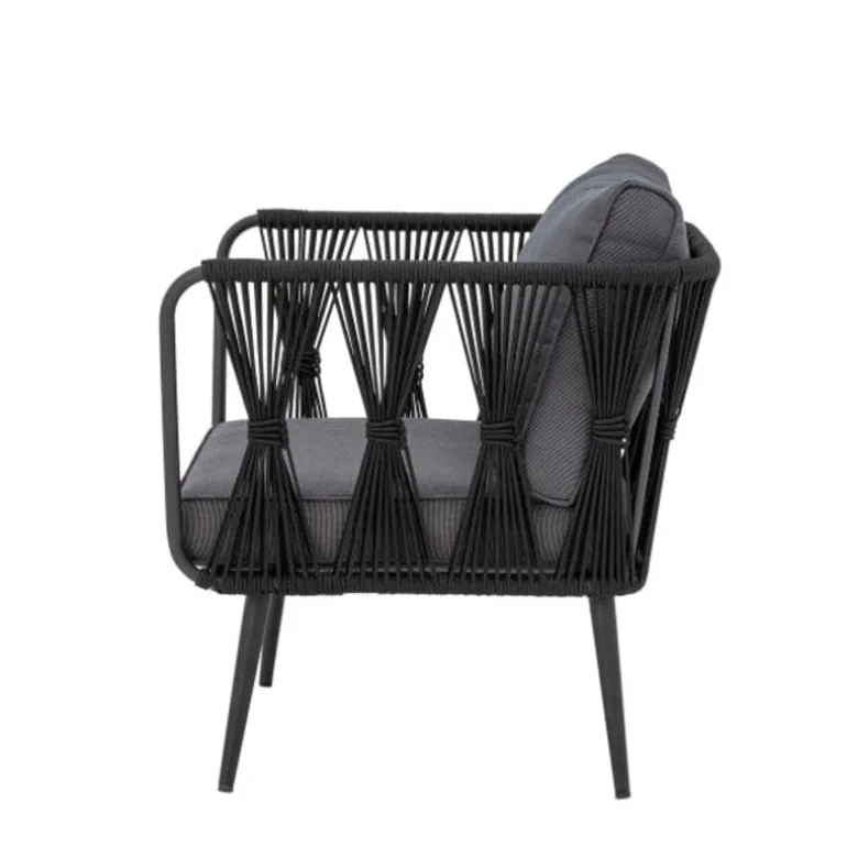 Pavone loungestoel zwart - 82064275