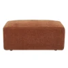 Petra poef - terracotta