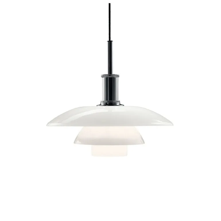 PH 4½-4 glas hanglamp chroom - 5741086430