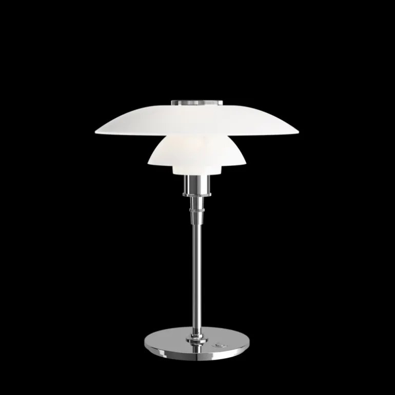 PH 4½-3½ glas tafellamp chroom - 5744161501
