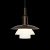 PH 3/3 hanglamp aged brass opal - 5741115806