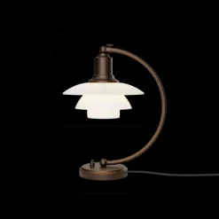 PH 2/2 Luna tafellamp aged brass opal - 5744172150
