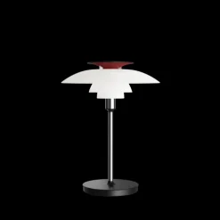 PH 80 portable tafellamp opal white/high lustre chrome plated - 5744172325