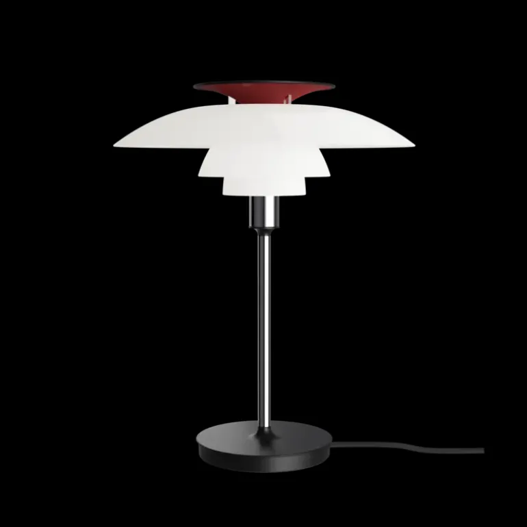 PH 80 tafellamp opal white/high lustre chrome plated - 5714693035786