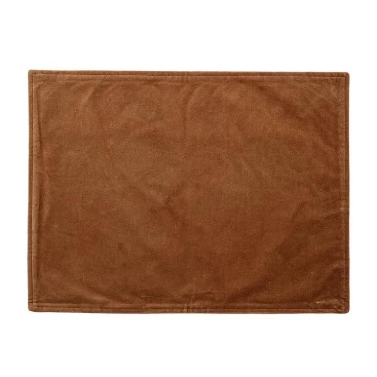 Placemats katoen oranje - set van 6 stuks