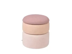 Pond poef roze - Ø38XH42CM