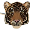 Rajah Tiger head vloerkleed L - 1.45.10.071.080.5