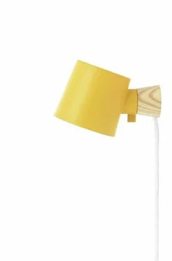Rise wandlamp geel