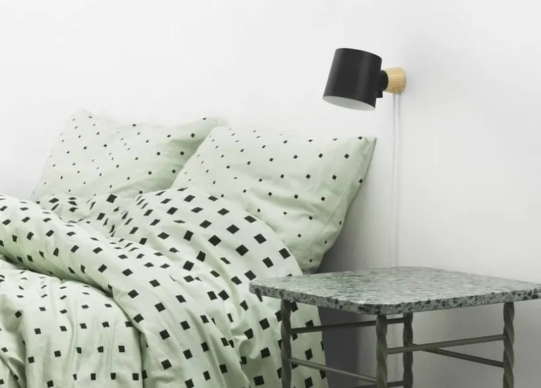 Rise wandlamp geel