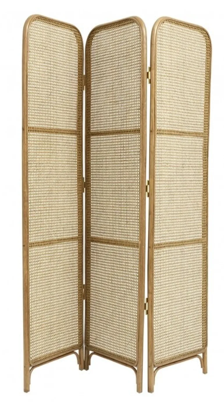 Rotan kamerscherm met webbing