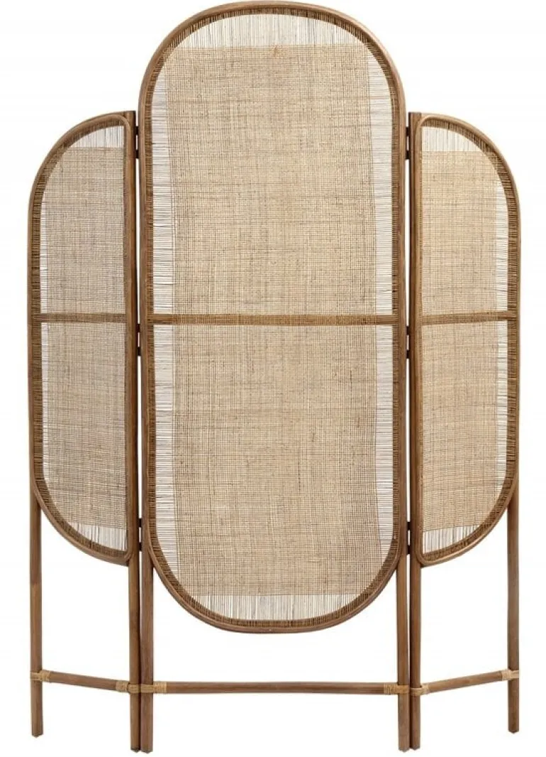 Rotan kamerscherm met webbing