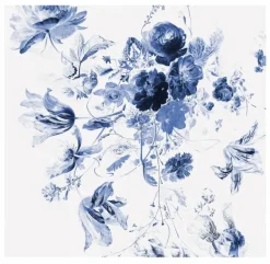 Royal Blue Flowers III bloemen behang