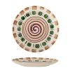 Shama borden groen Ø20,5cm set van 6 stuks - 82060433