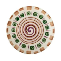 Shama borden groen Ø20,5cm set van 6 stuks - 82060433