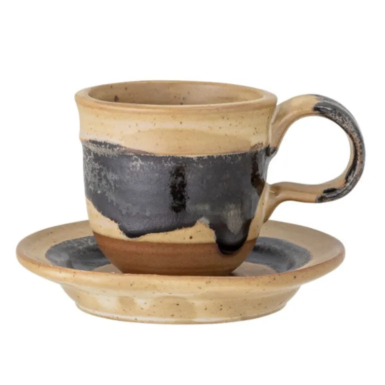 Solange espresso kop met schotel - set van 4 stuks